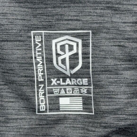 Born Primitive Rest Day Jogger Pants Mens Size XL Heathered Black Drawstring - Picture 9 of 12